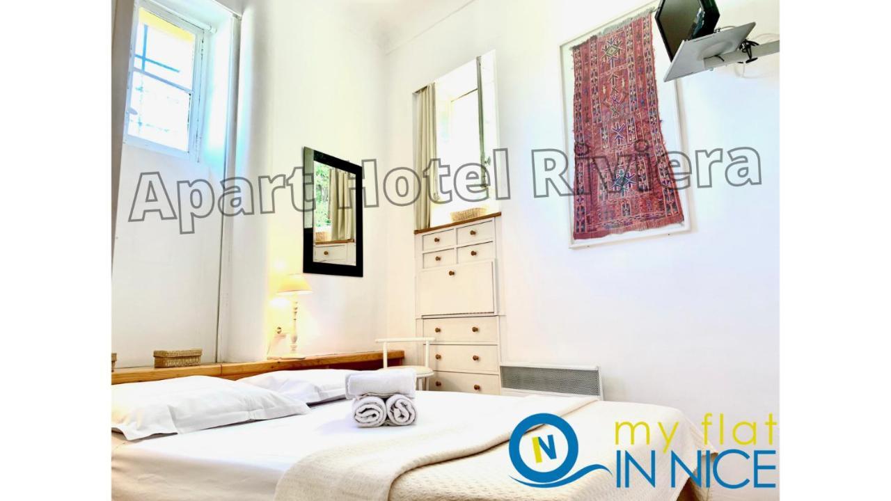 Aparthotel Riviera - Balcon Honore 1 - Old Town - 5 Mn Promenade Des Anglais Et Plage - Charme Absolu - Appartement 2 Pieces Avec Balcon Ac - Vue Mer Et Ville 니스 외부 사진