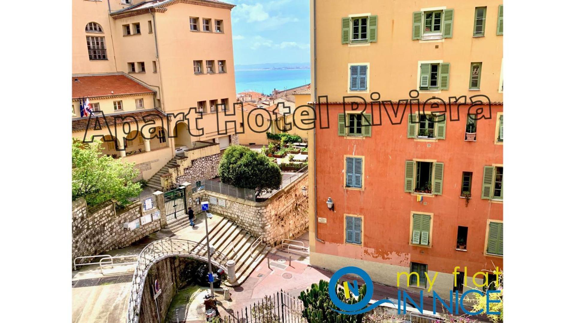 Aparthotel Riviera - Balcon Honore 1 - Old Town - 5 Mn Promenade Des Anglais Et Plage - Charme Absolu - Appartement 2 Pieces Avec Balcon Ac - Vue Mer Et Ville 니스 외부 사진